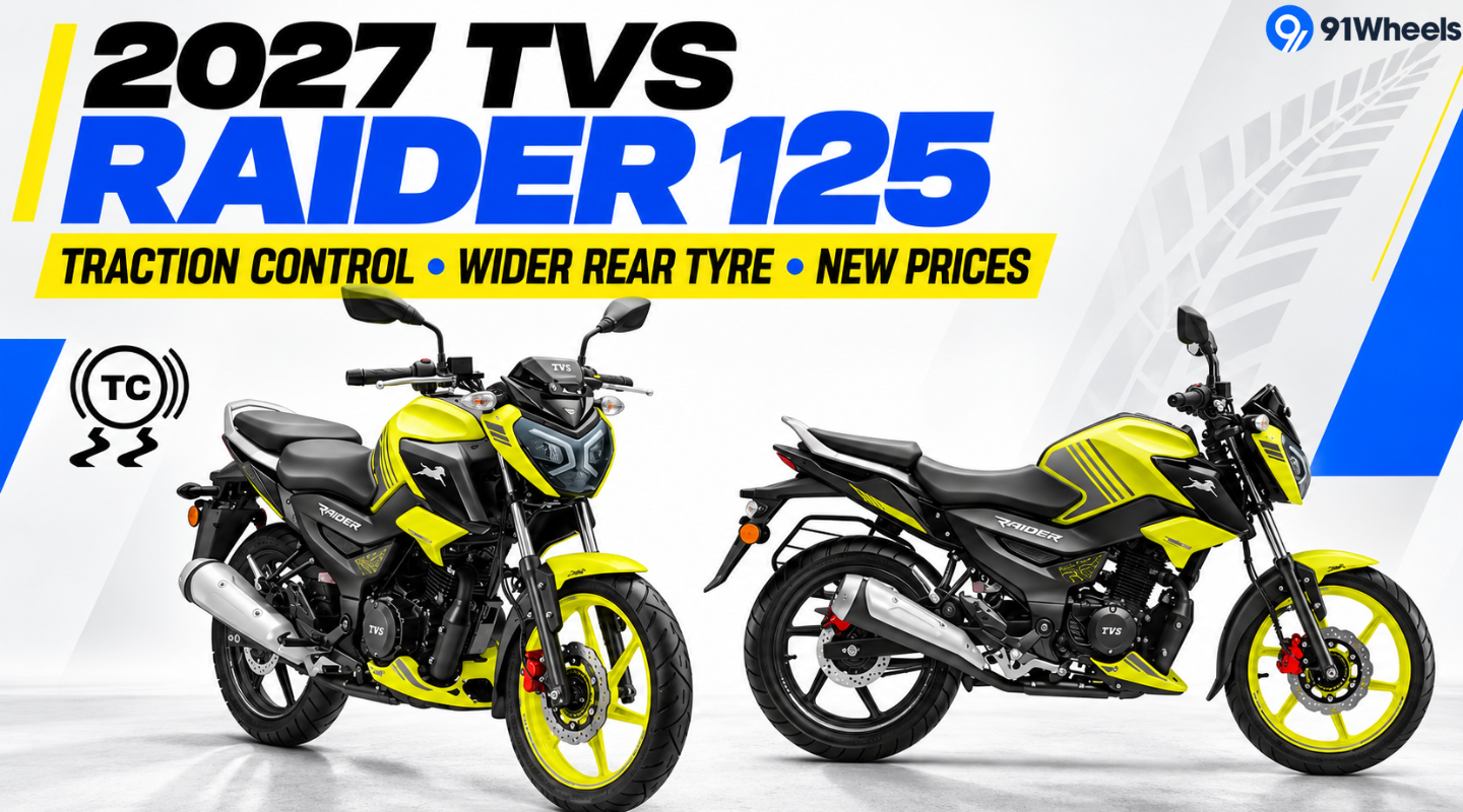 2027 TVS Raider 125 Launched With Traction Control: New Price, Features